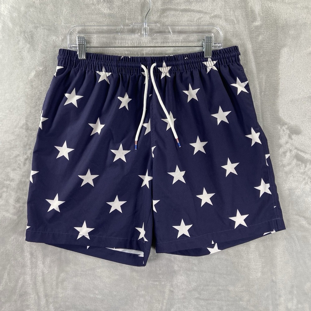 RSVLTS Shorts mens Large 33x7 Swim Trunks Lined The Roosevelts Hubble Star Print
